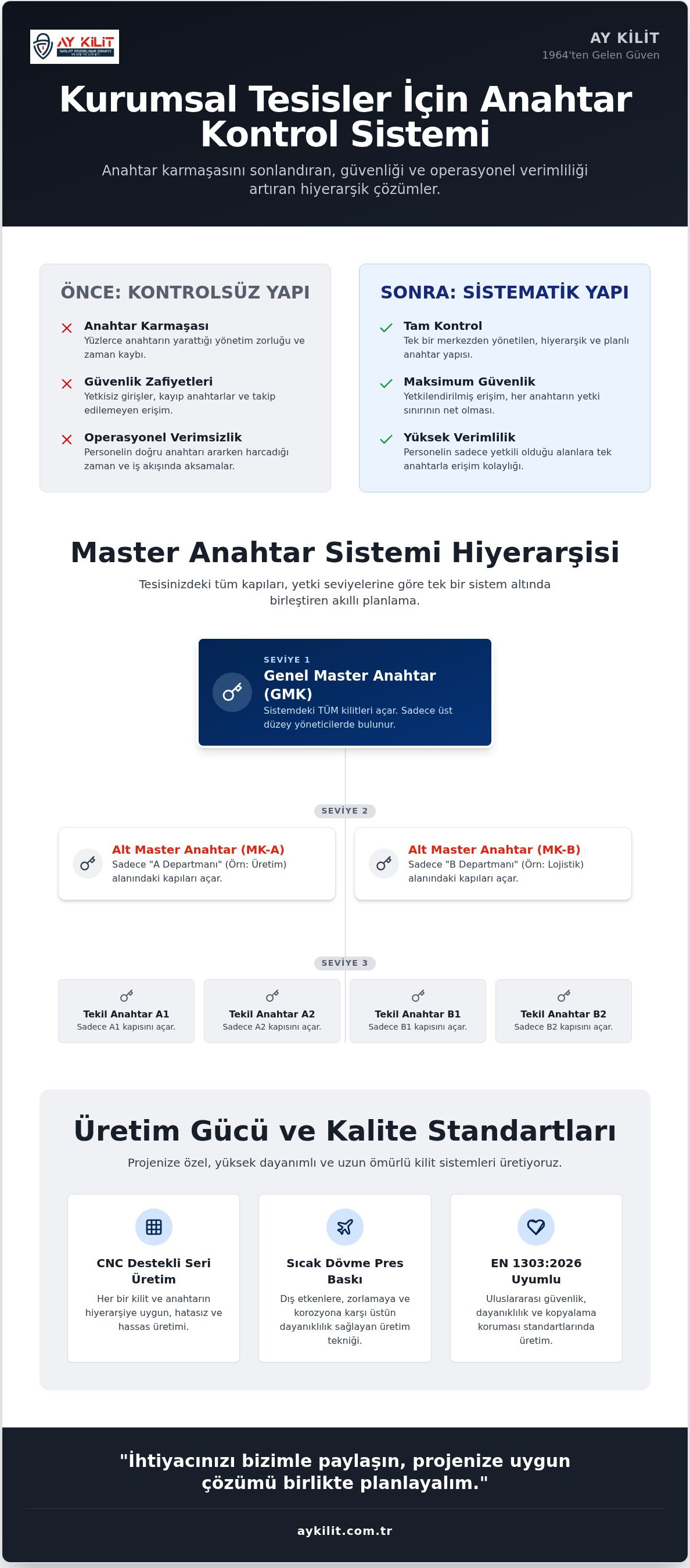 Anahtar Kontrol Sistemi ve Yönetim Prosedürü Örneği (2026 Rehberi)