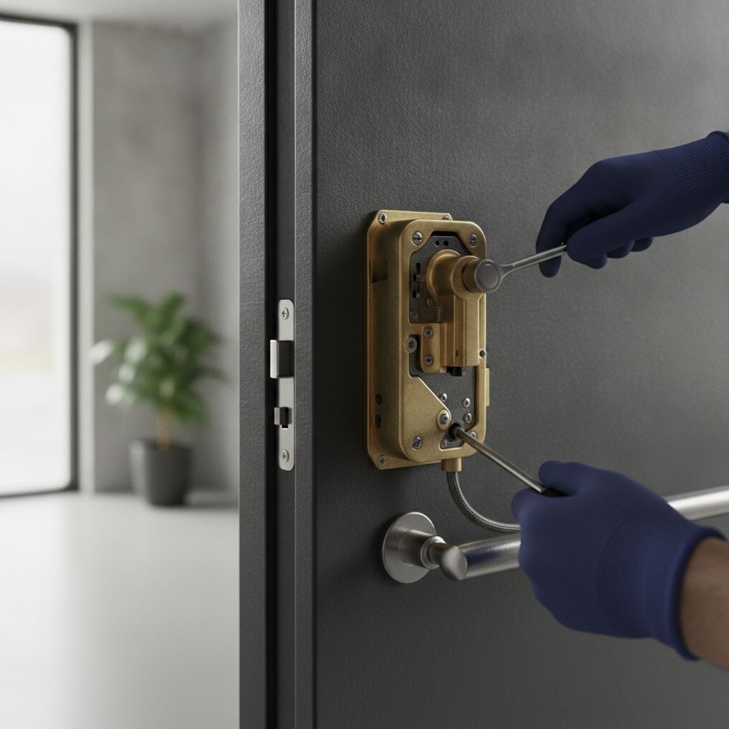 Electric Rim Cylinder in Building Security Systems