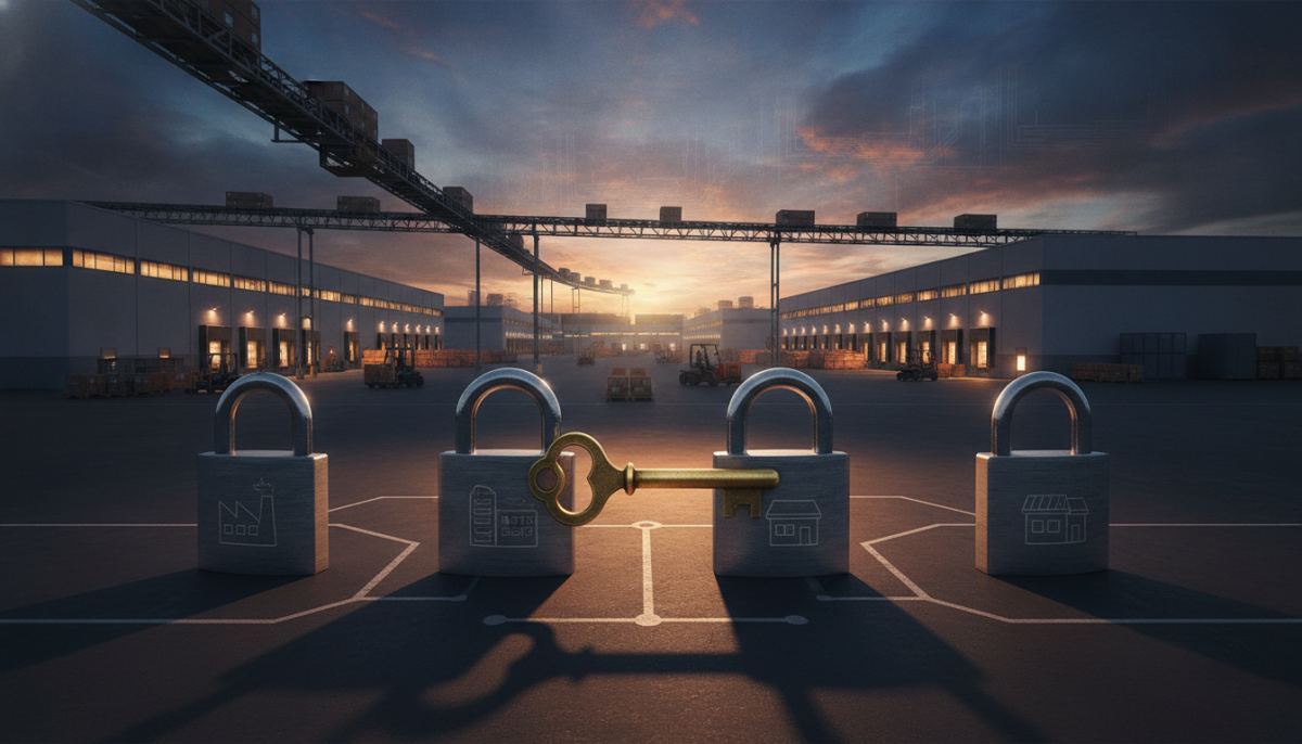Single-Key Padlock Solutions for Multi-Warehouse Management