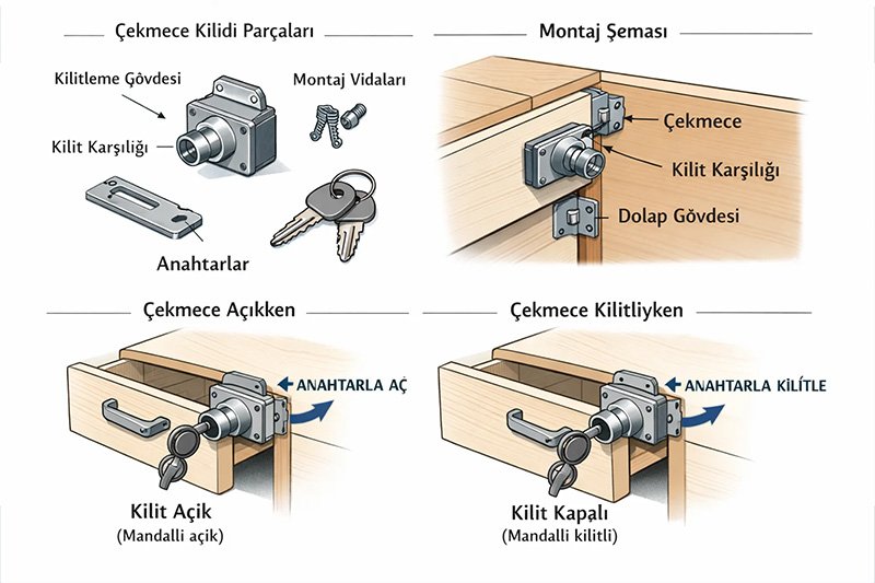 Interlocking Drawer Locks